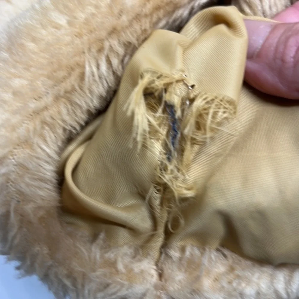 Vintage 70’s NPC Fashions Faux Fur/Fleece Jacket w/Bakelite‎ buttons